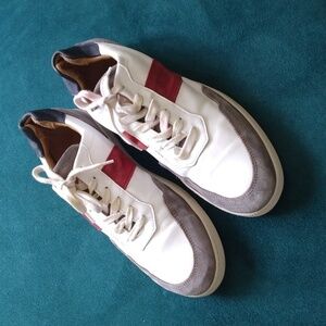 Bexley Minimalist/Retro Leather Sneakers (Made in Portugal)  US 11.5 = EU 45